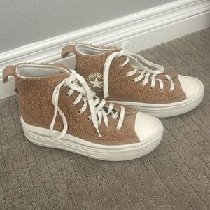 Converse Brown and White Women's Shoes